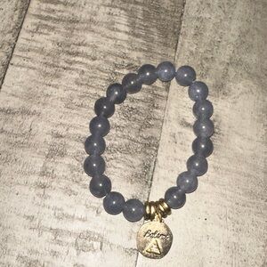 Grey beaded bracelet